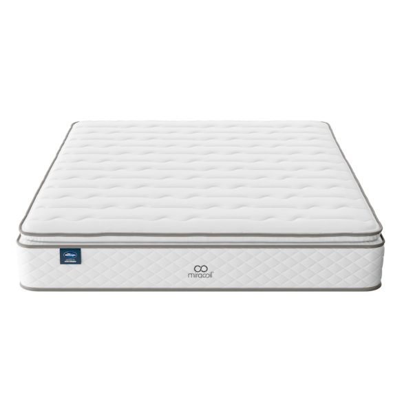 Silentnight Miracoil Pillow Top Mattress, Double